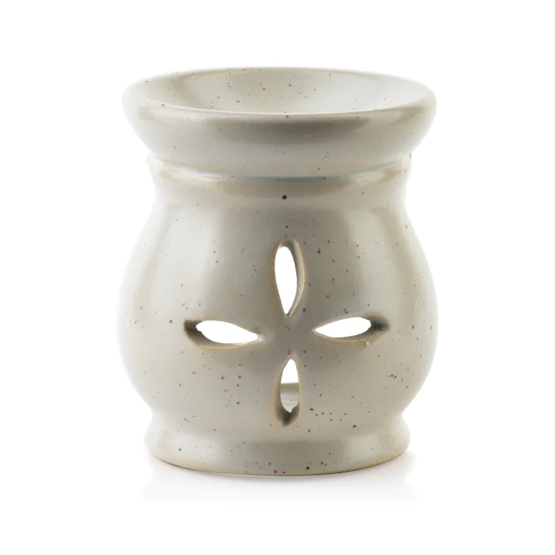 Aroma lampa | gaiša ar puķītes formu