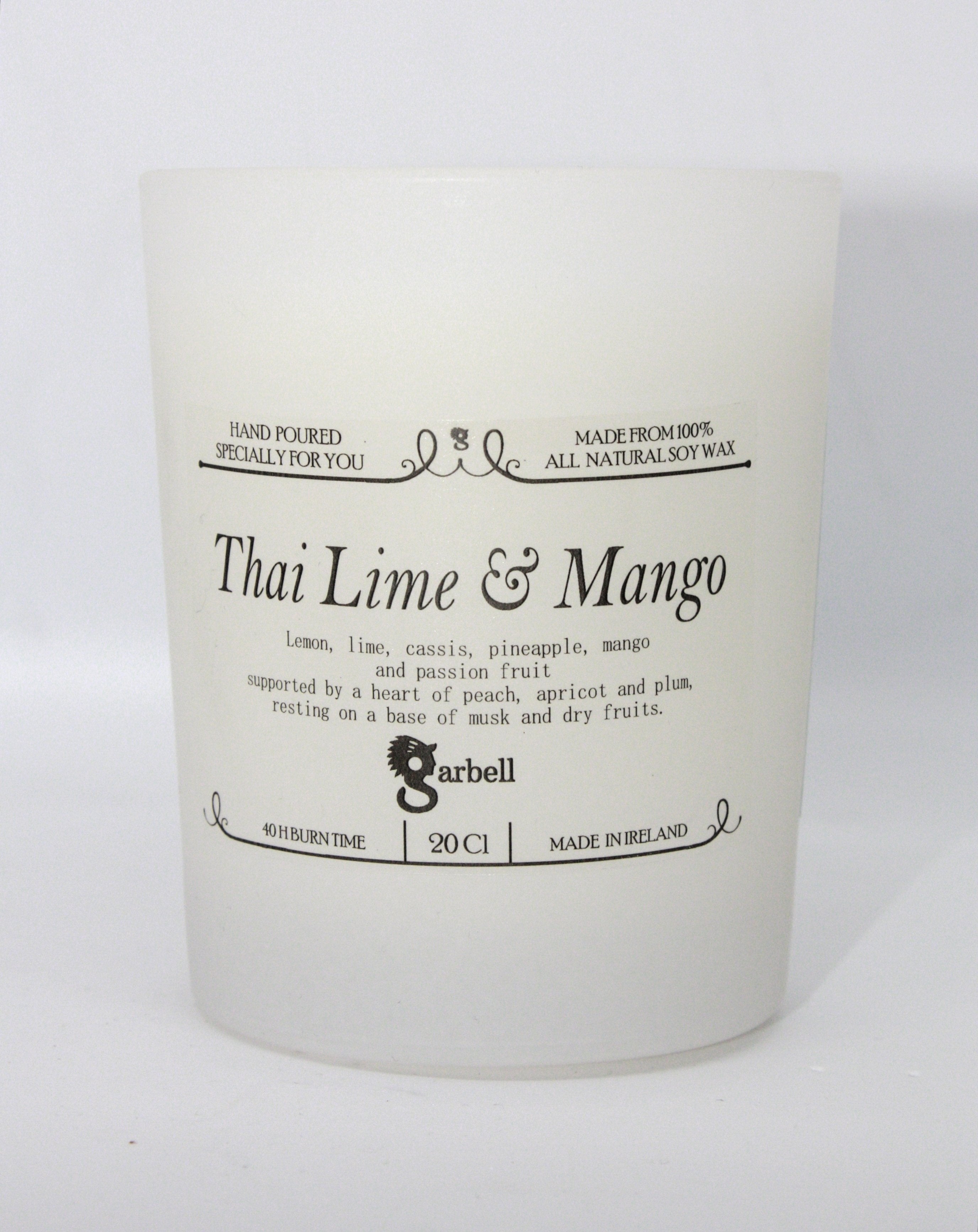 Taizemes laima un mango sojas vaska svece