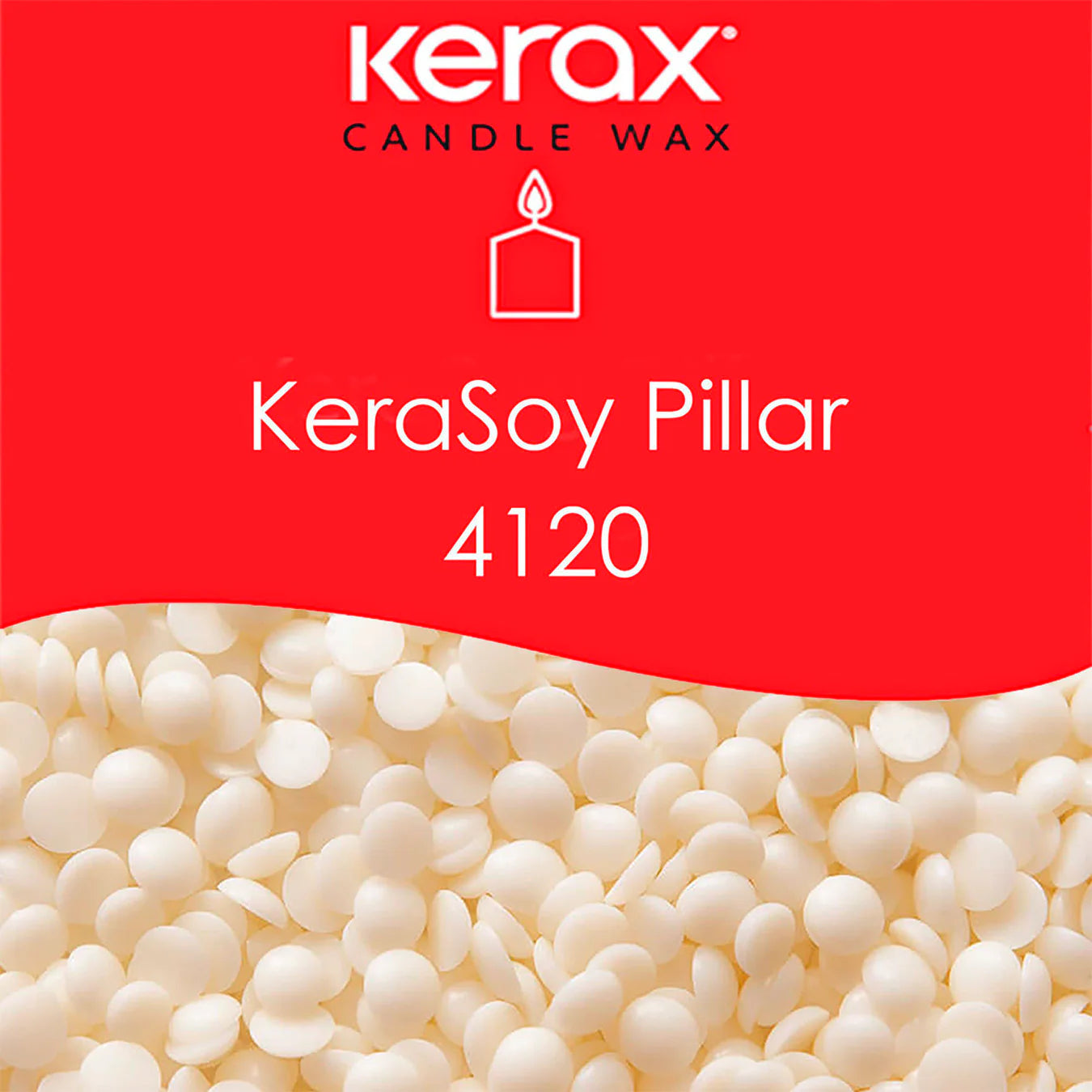 EcoSoy Kerax Pillar sojas vasks (sveču veidnēm) - 500g